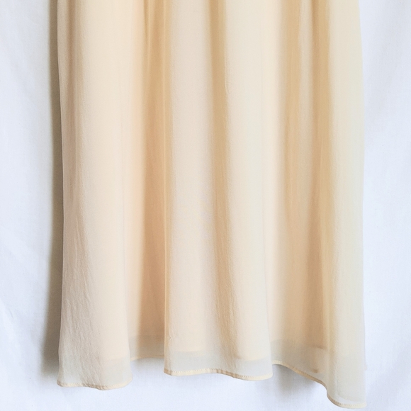 Theory Layna Blush Chiffon Silk Dress - Picture 3 of 10